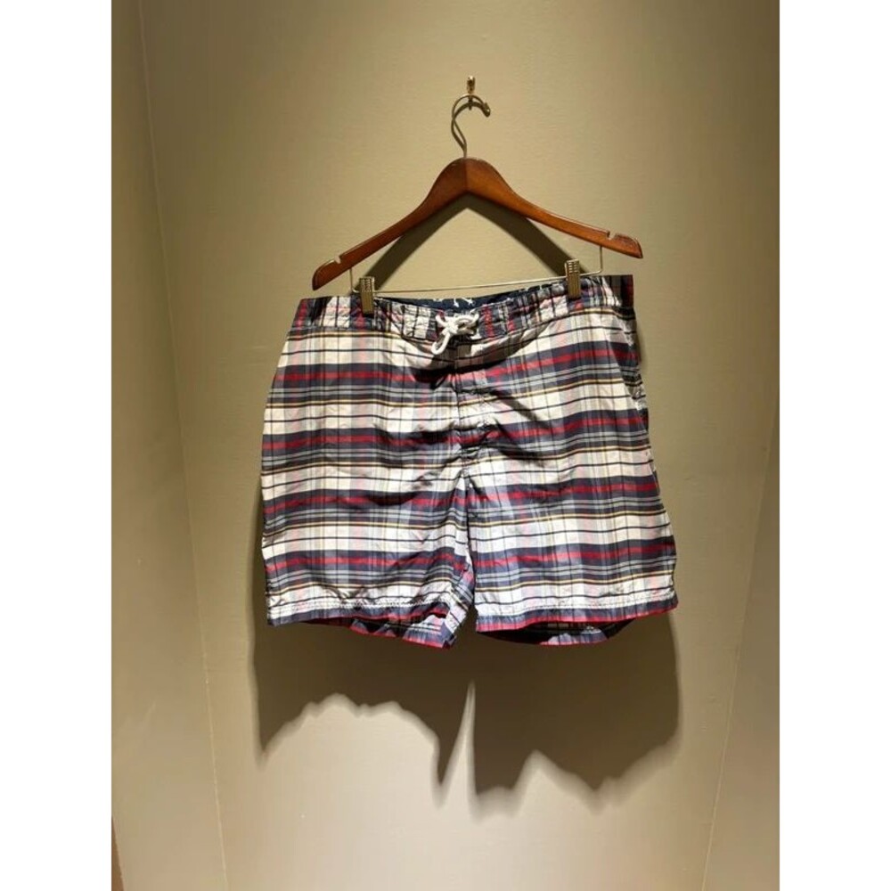 Brooks Brothers Men’s Plaid Swim Shorts